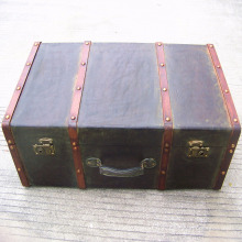 valise de rangement en bois antique valise de style ancien